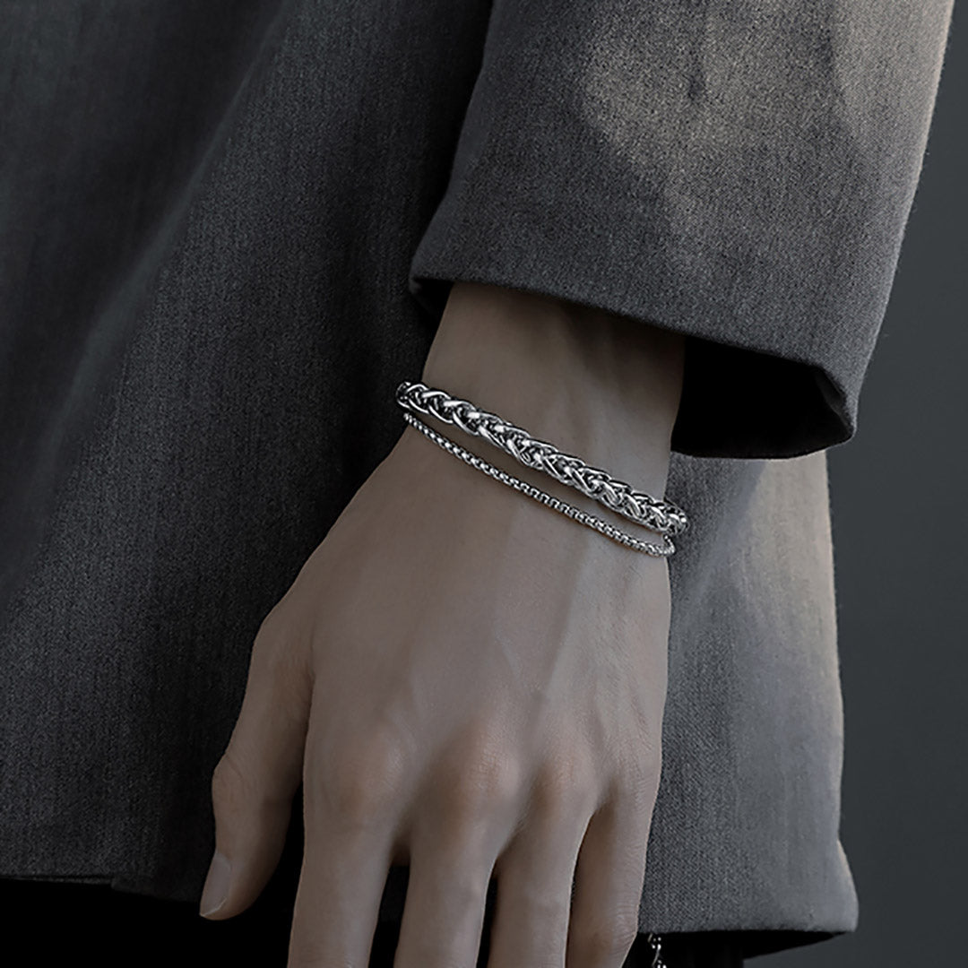 Stainless Steel 18+5cm Bracelet