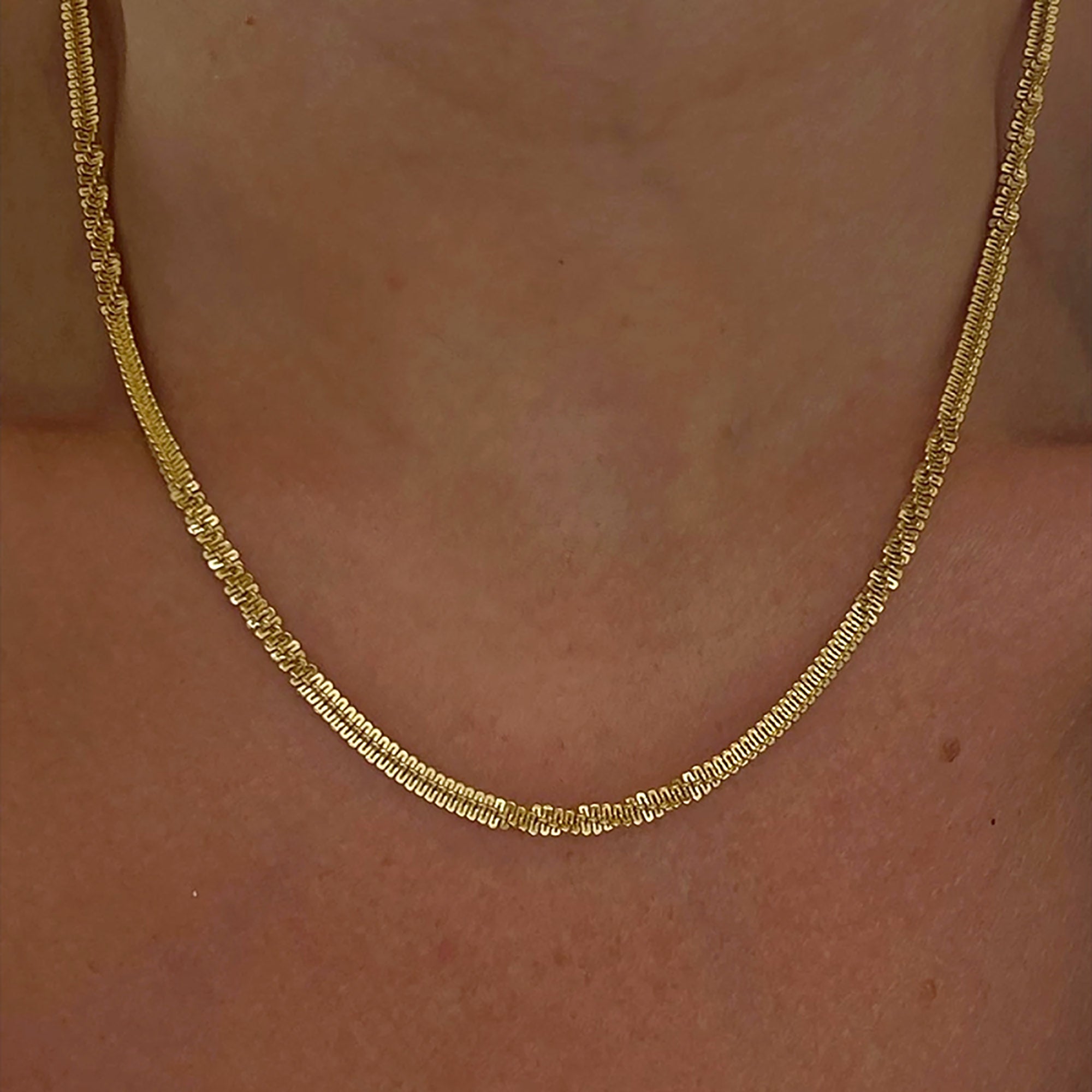 Gold Plated Stackable Necklace