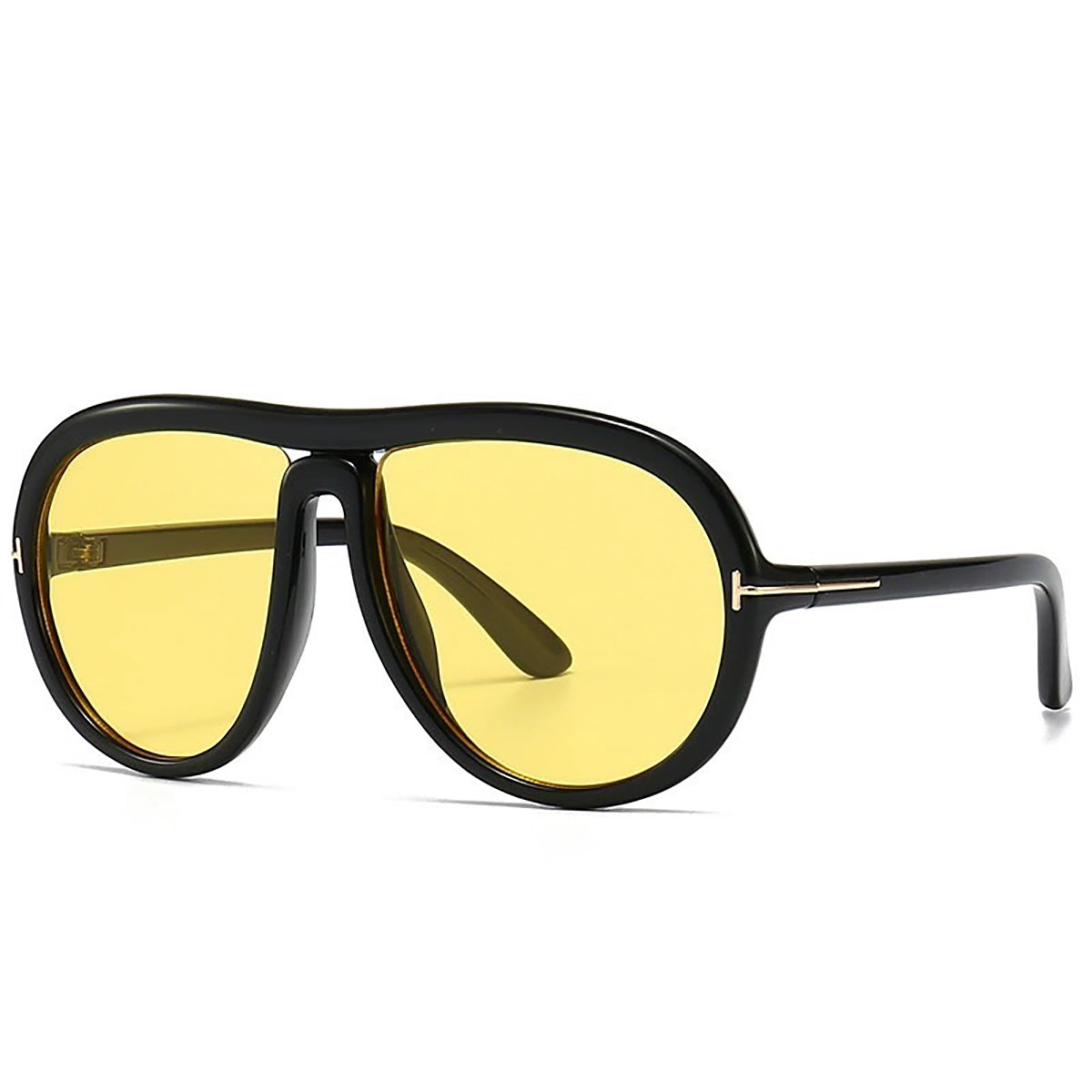 Unisex Oversized 58mm Sunglasses Aviator