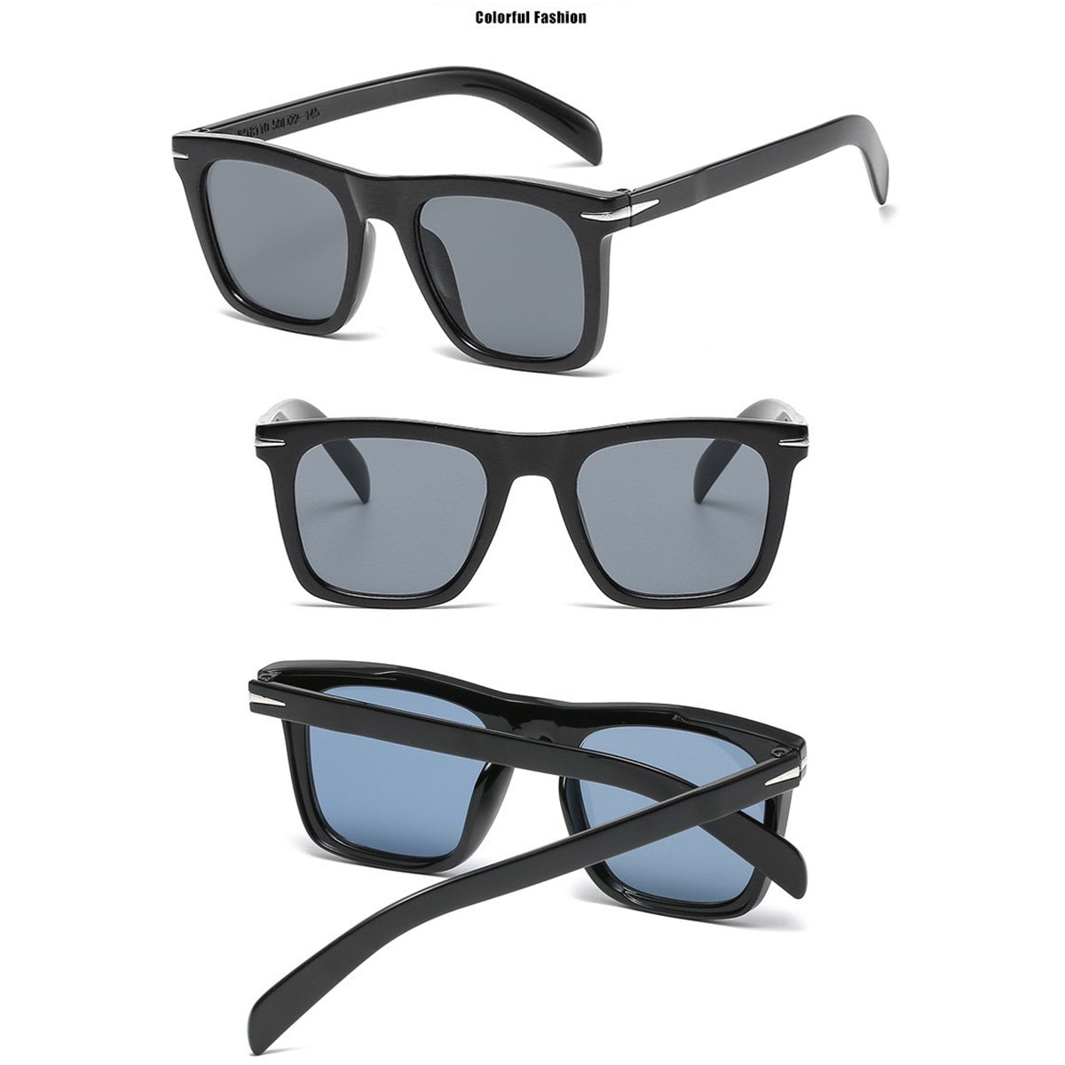 Unisex 50mm Sunglasses Flat Top