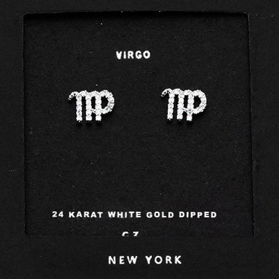 VIRGO CZ Star Earrings