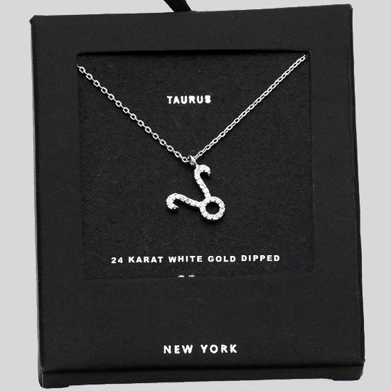 TAURUS CZ Star Necklace