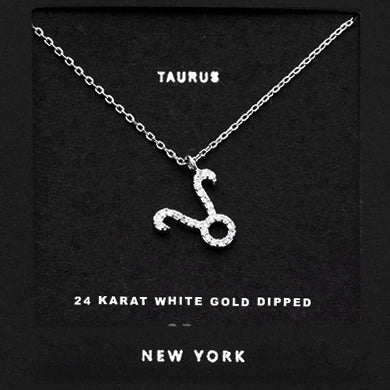 TAURUS CZ Star Necklace