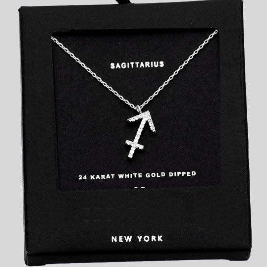 SAGITTARIUS CZ Star Necklace