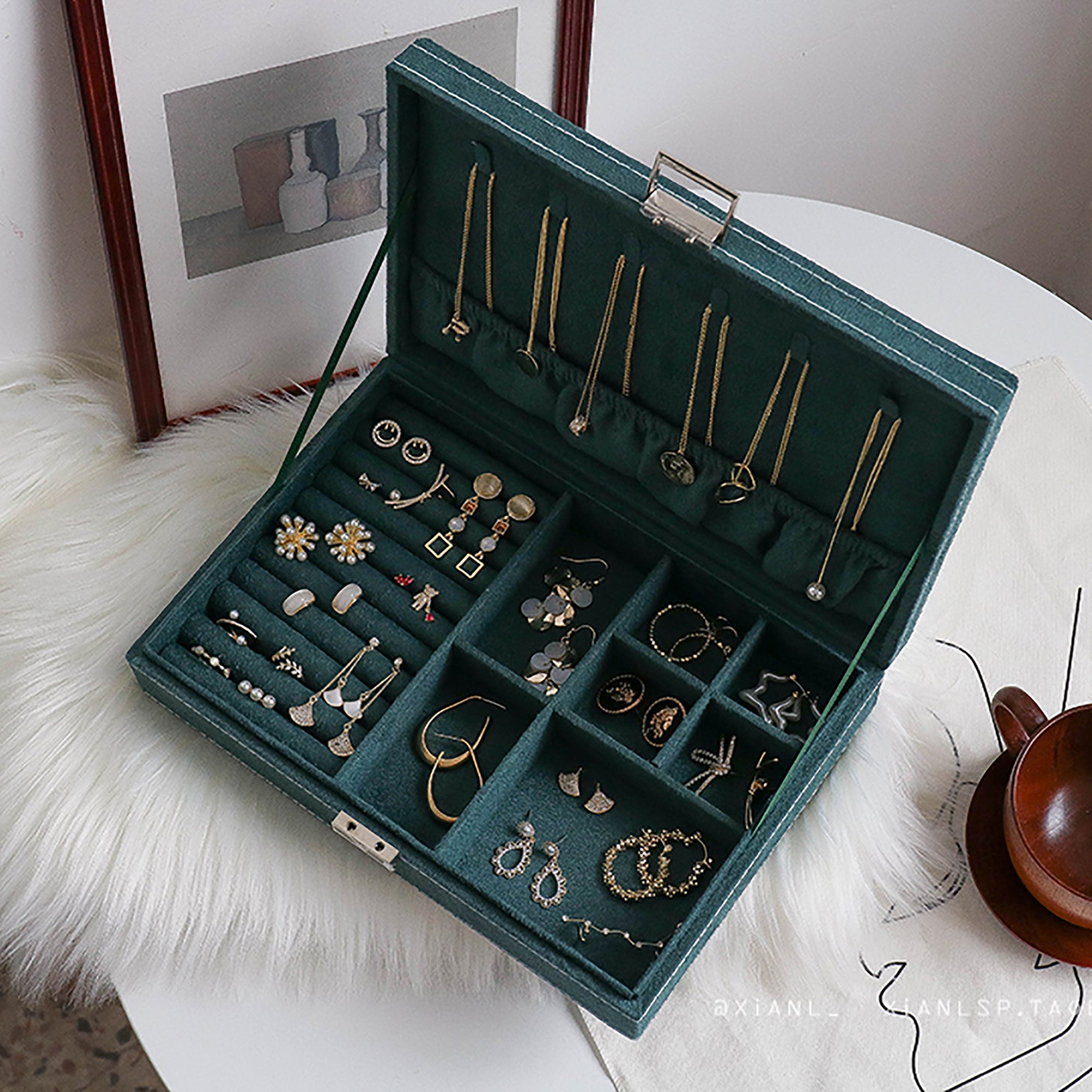 Jewelry Box Organizer Bags Set Vintage Gift Case Home Deco Decoration Design Gift wedding influencer styling KOL / Youtuber / Celebrity / Fashion Icon