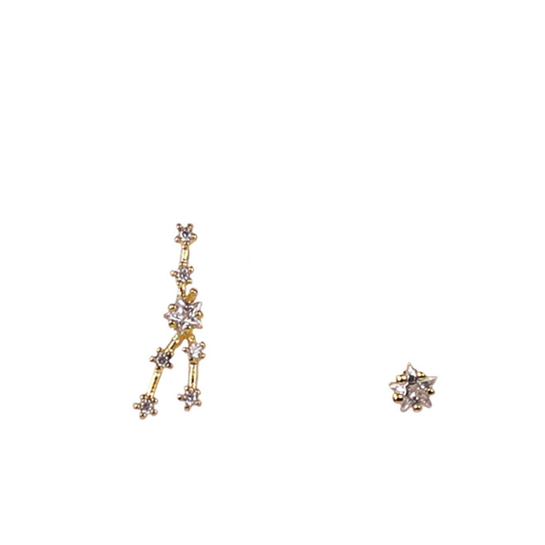 TAURUS CZ Star Earrings