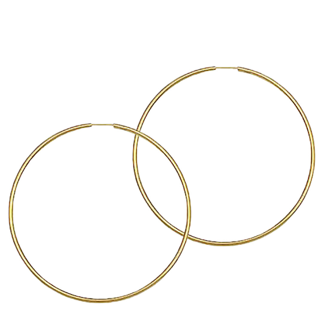 Minimal 2.25" Hoop Earrings