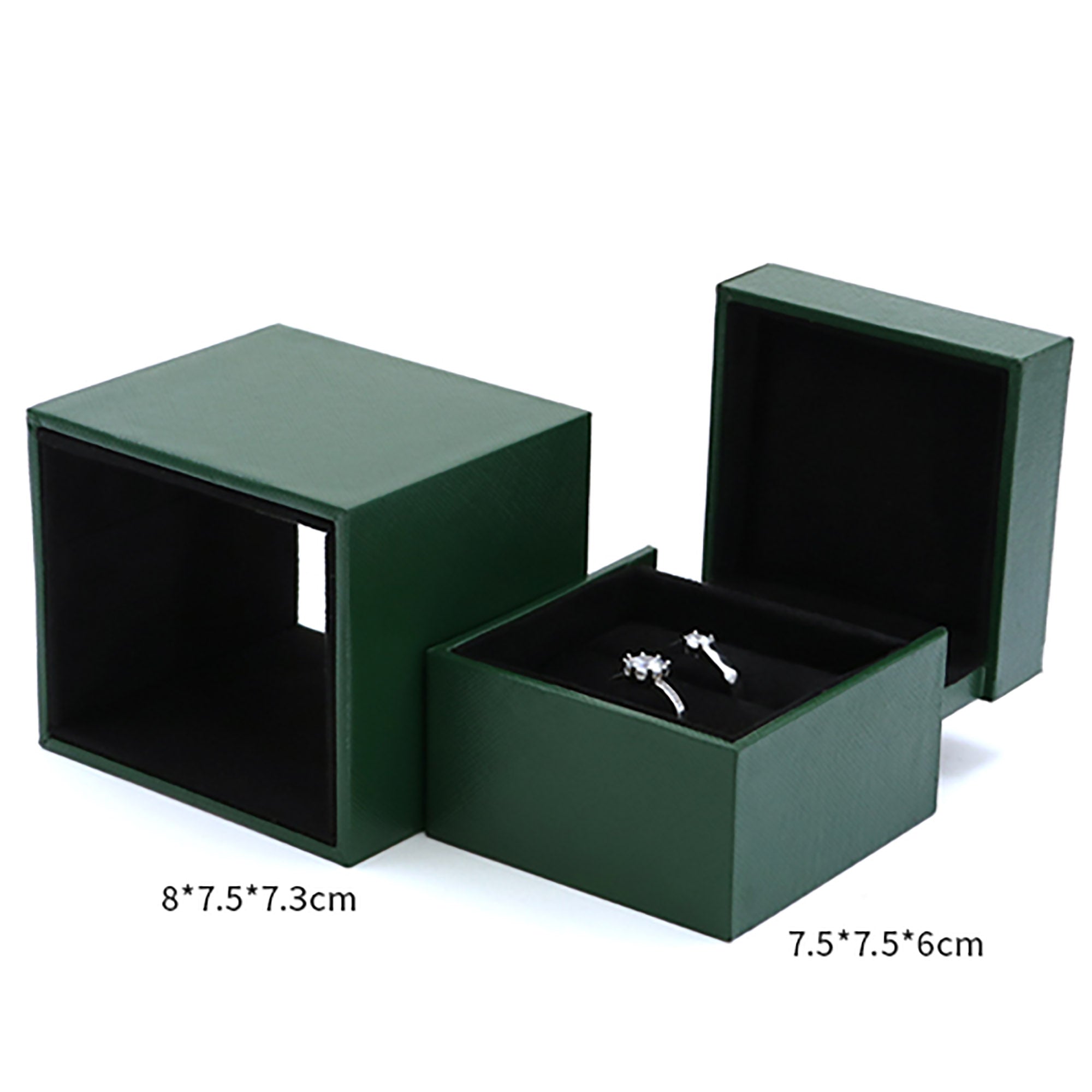 Green Jewelry Box / Gift Box Vintage Gift Home Deco Decoration Design