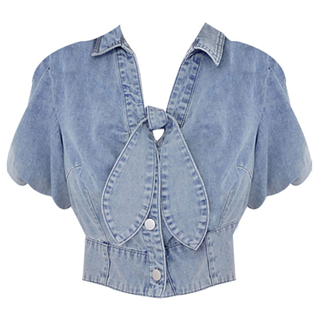 Everyday Blue Denim Top