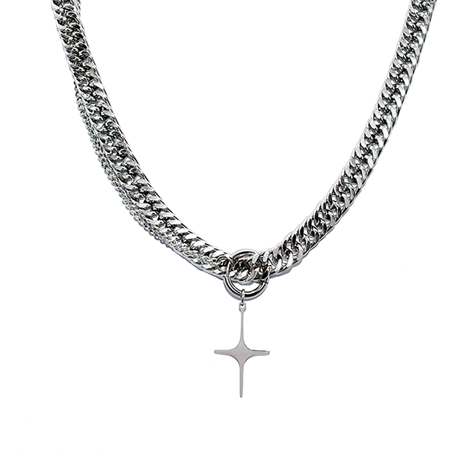 Stainless Steel 48+6cm Necklace Valentine Day Gift KOL / Youtuber / Celebrity / Fashion Icon styling