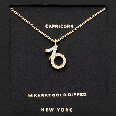 CAPRICORN CZ Star Necklace