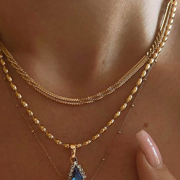 Gold Plated Stackable Necklace